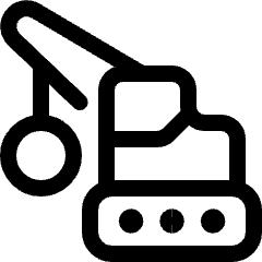 Heavy Equipment Lift  Icon from Ultimate Regular Set