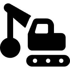 Heavy Equipment Lift Icon from Ultimate Bold Set