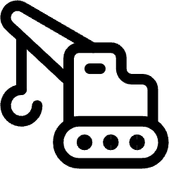 Heavy Equipment Lift Hook Icon from Ultimate Regular Set