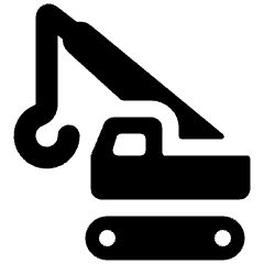 Heavy Equipment Lift Hook Icon from Ultimate Bold Set