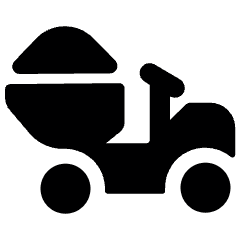 Heavy Equipment Mortar Truck 2 Icon from Ultimate Bold Set