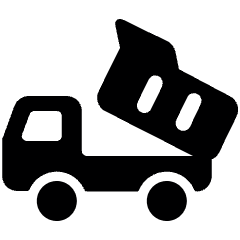 Heavy Equipment Truck Icon from Ultimate Bold Set
