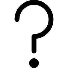 Alert Help Question Icon from Core Line Set