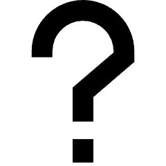 Alert Help Question Icon from Sharp Solid Set
