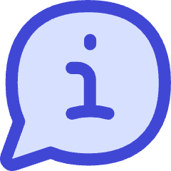 Chat Bubble Info Help Icon from Flex Duo Set