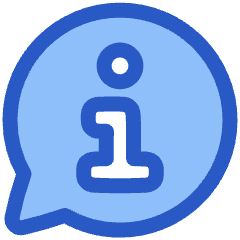 Chat Bubble Info Help Circle Icon from Plump Duo Set