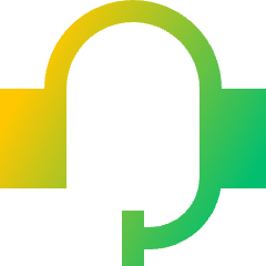 Customer Support 1 Icon from Sharp Gradient Set
