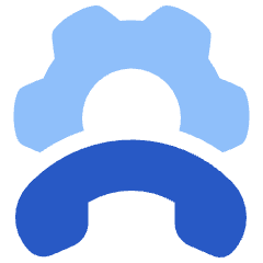 Customer Support Setting Icon from Plump Flat Set
