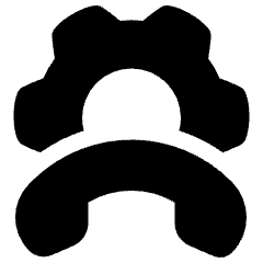 Customer Support Setting Icon from Plump Solid Set