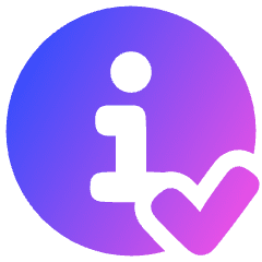 Fact Check Icon from Plump Gradient Set