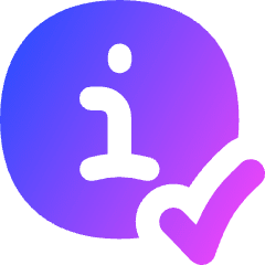Fact Check Icon from Flex Gradient Set