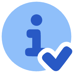 Fact Check Icon from Plump Flat Set