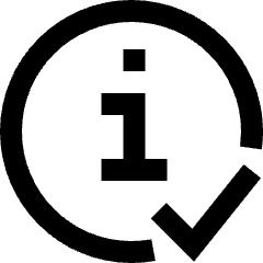 Fact Check Icon from Sharp Line Set