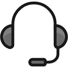 Headphones Customer Support Icon from Ultimate Colors Set