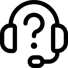 Headphones Customer Support Question Icon from Ultimate Regular Set