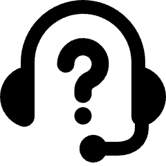 Headphones Customer Support Question Icon from Ultimate Bold Set