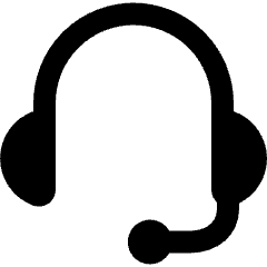 Headphones Customer Support Icon from Ultimate Bold Set