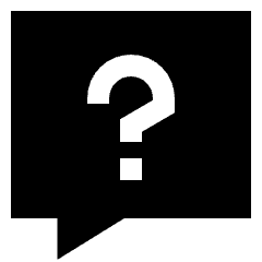 Help Chat 1 Icon from Sharp Solid Set