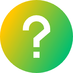 Help Question 1 Icon from Sharp Gradient Set