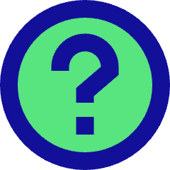 Help Question 1 Icon from Sharp Pop Set