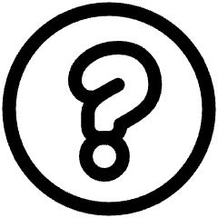 Help Question 1 Icon from Plump Line Set