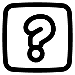 Help Question 2 Icon from Plump Line Set