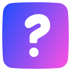 Help Question 2 Icon from Plump Gradient Set