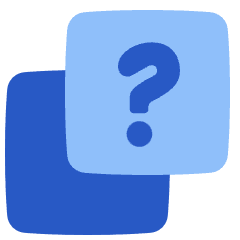 Help Question Square Stack Icon from Plump Flat Set