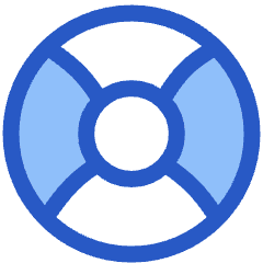 Help Support Lifebuoy Icon from Plump Duo Set