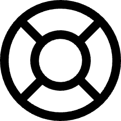 Help Support Lifebuoy Icon from Core Line Set