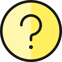 Question Help Circle Icon from Ultimate Colors Set