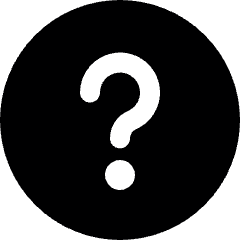 Question Help Circle Icon from Ultimate Bold Set