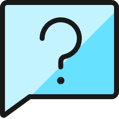 Question Help Message Icon from Ultimate Colors Set