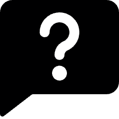 Question Help Message Icon from Ultimate Bold Set