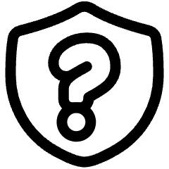 Shield Privacy Help Icon from Plump Line Set