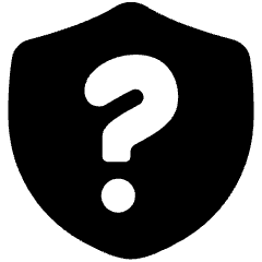 Shield Privacy Help Icon from Plump Solid Set