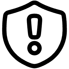 Shield Privacy Tip Info Icon from Plump Line Set