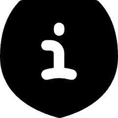 Shield Privacy Tip Info Icon from Flex Solid Set