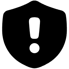 Shield Privacy Tip Info Icon from Plump Solid Set