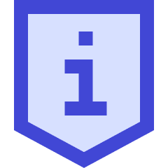 Shield Privacy Tip Info Icon from Sharp Duo Set