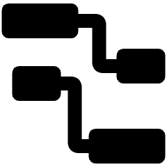  Workflow Gantt Chart 3 Icon from Ultimate Bold Set
