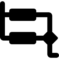  Workflow Gantt Chart 7 Icon from Ultimate Bold Set
