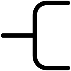 Branch Line 1 Icon from Ultimate Regular Set