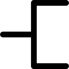 Branch Line 2 Icon from Ultimate Bold Set