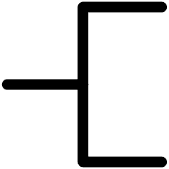 Branch Line 2 Icon from Ultimate Regular Set