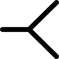 Branch Line 3 Icon from Ultimate Bold Set