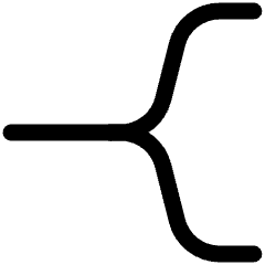Branch Line 6 Icon from Ultimate Regular Set
