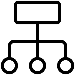 Hierarchy 5 Organize Icon from Ultimate Light Set