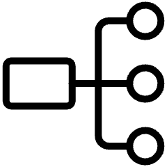 Logic Chart Organize Icon from Ultimate Light Set