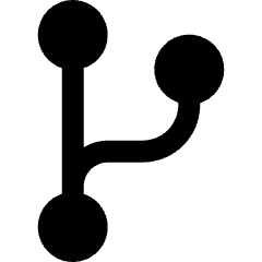 Workflow Branch Icon from Ultimate Bold Set